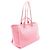 Borsa Tote Large Chanel Deauville Rosa Blu - vista 2