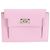 Hermès Cartera de cuero plegable Hermes Kelly Pocket Rosa