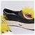 Fendi Monster Sneaker Slip-on Pelle Nera Nero Giallo - vista 2