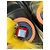 Fendi Monster Sneaker Slip-on Pelle Nera Nero Giallo - vista 4