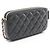Chanel Matelassé Schultertasche aus schwarzem Lammleder - Ansicht 2