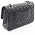 Timeless Borsa a tracolla Chanel Matelassé Double Flap Nero - vista 2