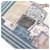 Borsa a Spalla Chanel Boy Patchwork Blu Multicolore  - vista 10
