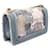 Borsa a Spalla Chanel Boy Patchwork Blu Multicolore  - vista 2