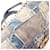 Borsa a Spalla Chanel Boy Patchwork Blu Multicolore  - vista 8
