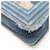 Borsa a Spalla Chanel Boy Patchwork Blu Multicolore  - vista 9