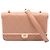 Sac à bandoulière Chanel Matelassé en agneau rose