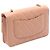 Sac à bandoulière Chanel Matelassé en agneau rose - vue 2