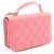 Borsa Chanel Matelassé Top Handle 2-Way Shoulder Bag Rosa - vista 2