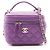 Vanity Beauty Case Matelassé Chanel Porpora