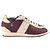 Fendi Canvas Sneaker mit FF-Motiv Weiß Dunkelviolett - Ansicht 2