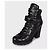 Autre Marque Prada Sport Black Leather Ankle Boots Size 37.5 pre-owned - view 3