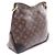 Borsa a tracolla Louis Vuitton Odeon NM MM Marrone Nero - vista 2