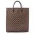 Louis Vuitton Sac Plat Damier Ebene Tote Bag Marrone
