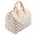 Louis Vuitton Speedy Bandoulière 30 Damier Azur Handbag White - view 2