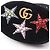 Bolsa de cintura/Bolsa de mão Gucci GG Marmont com estrela de strass Preto - vista 10