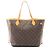 Borsa Tote Louis Vuitton Neverfull MM Monogram Marrone Monogramma