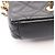Borsa a tracolla Chanel Matelassé Mini Flap in nero - vista 7