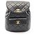 Zaino/Borsa Chanel Matelassé in agnello nero