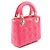 Borsa 2-Way Christian Dior Dior Lady Mini Cannage Rosa - vista 2