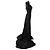 Autre Marque Giuseppe Di Morabito Schwarzes Maxikleid mit Blumenapplikationen - Ansicht 13