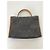 Borsa a mano Dior Monogram in tela e pelle marrone - vista 6