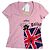 Camiseta John Galliano rosa con estampado Multicolor
