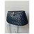 Rodo Pochette de paja trenzada lacada negra con cadena dorada Negro - vista 3