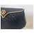 Rodo Pochette de paja trenzada lacada negra con cadena dorada Negro - vista 4
