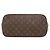 Borsa Tote Louis Vuitton Neverfull MM Monogram Marrone - vista 3
