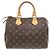 Borsa Louis Vuitton Speedy 25 Monogram Marrone - vista 2