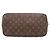 Borsa Tote Louis Vuitton Neverfull MM Marrone Monogramma - vista 3