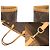 Borsa Tote Louis Vuitton Neverfull MM Marrone Monogramma - vista 7