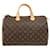 Borsa Louis Vuitton Speedy 35 Monogram Marrone Monogramma - vista 2