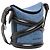 Alexander McQueen Borsa The Curve Micro in Denim Blu