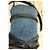 Alexander McQueen Borsa The Curve Micro in Denim Blu - vista 3