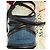 Alexander McQueen Borsa The Curve Micro in Denim Blu - vista 4