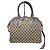 Gucci Scarlett Medium Borsa Satchel in Tela GG - Beige/Marrone