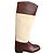 Autre Marque Calero Two-Tone Leather Riding Boots Size 38 Brown Beige