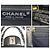 Chanel 13P Runway Blue Black Jersey Classic Medium Single Flap Bag SHW Nero Silver hardware - vista 12