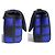 Chanel 13P Runway Blue Black Jersey Classic Medium Single Flap Bag SHW Nero Silver hardware - vista 8