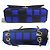 Chanel 13P Runway Blue Black Jersey Classic Medium Single Flap Bag SHW Nero Silver hardware - vista 9