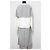 Autre Marque Set Up Jacquard Knit 2way INDIVI Bianco sporco - vista 3