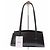 Autre Marque FREJA Black Leather Double Handle Bag