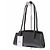 Autre Marque FREJA Black Leather Double Handle Bag - view 5