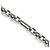 Bracciale con moschettone e targhette in ottone Balenciaga - vista 2