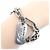 Bracciale con moschettone e targhette in ottone Balenciaga - vista 6
