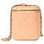 Borsa a tracolla Chanel AP1341 in pelle caviar rosa beige - vista 2