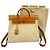 Hermès Zaino Hermes Herbag Ad PM Toile GM in Natural