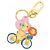Portachiavi Vivienne Vero Louis Vuitton M00871 Rosa Blu D'oro